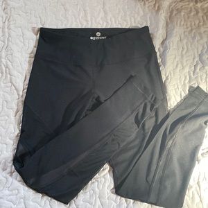 Black active fit leggings